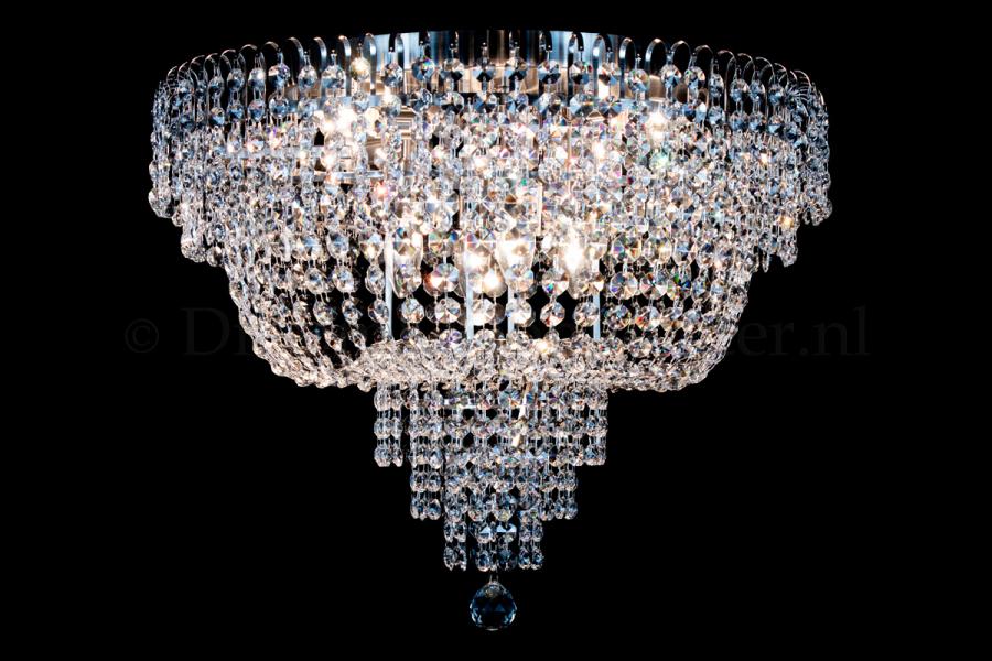 Deckenleuchte Salle 8 flammig Silber Kristall - 60cm Deckenleuchte Salle 8 flammig Silber Kristall - 60cm