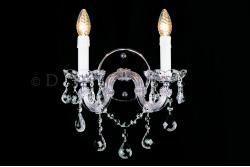 Kristall Wandleuchte Maria Theresa 2 flammig (chrom)