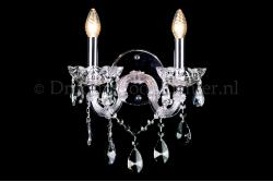 Kristall Wandleuchte Maria Theresa 2 flammig Kristall (chrom) EXTRA LUXE