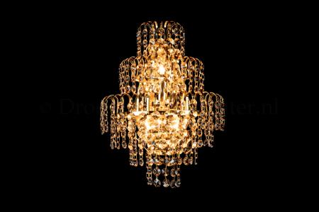 Kristall Wandleuchte Salle 3 flammig (Gold) - 30cm Kristall Wandleuchte Salle 3 flammig (Gold) - 30cm