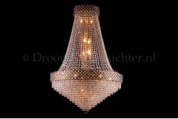 Kronleuchter Amy 15 flammig Bronze Kristall - Ø80cm