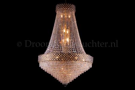 Kronleuchter Amy 15 flammig Bronze Kristall - Ø80cm Kronleuchter Amy 15 flammig Bronze Kristall - Ø80cm