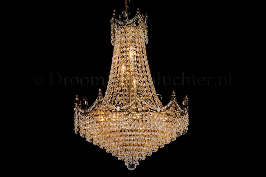 Kristallamp Diana 12 flammig 50cm Kristall multi-kleuren Kristallamp Diana 12 flammig 50cm Kristall multi-kleuren