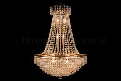 Korbluster Kristall 15 flammig Bronze Ø58cm - Livia