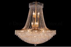 Korbluster Kristall 24 flammig Bronze Ø60cm - Livia