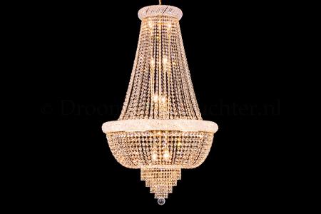 Korbluster Palazzo 19 leuchte (kristall/gold) - Ø80cm 