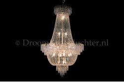 Korbluster Kristall 19 flammig Gold Ø80cm - Salle
