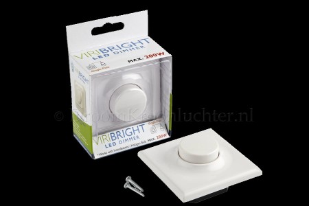 LED Dimmer Viribright - 2 weg dimmer (wit inbouw)