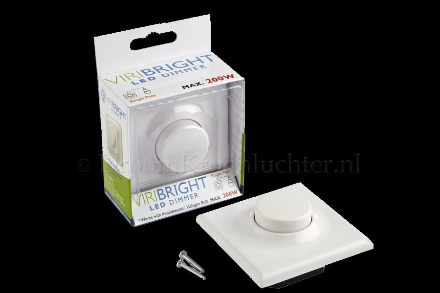 LED Dimmer Viribright - 2 weg dimmer (wit inbouw)