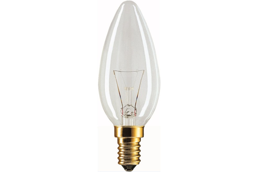 Kerzenlampe E14 klar standard 15W