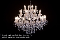 Kristall Kronleuchter Maria Theresa 28 flammig (chrom)