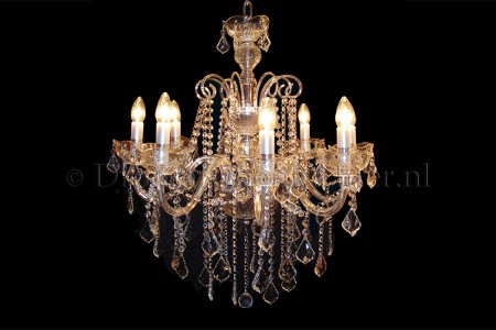 Kronleuchter Lampadari 8 flammig 75cm (chroom bewerkt)