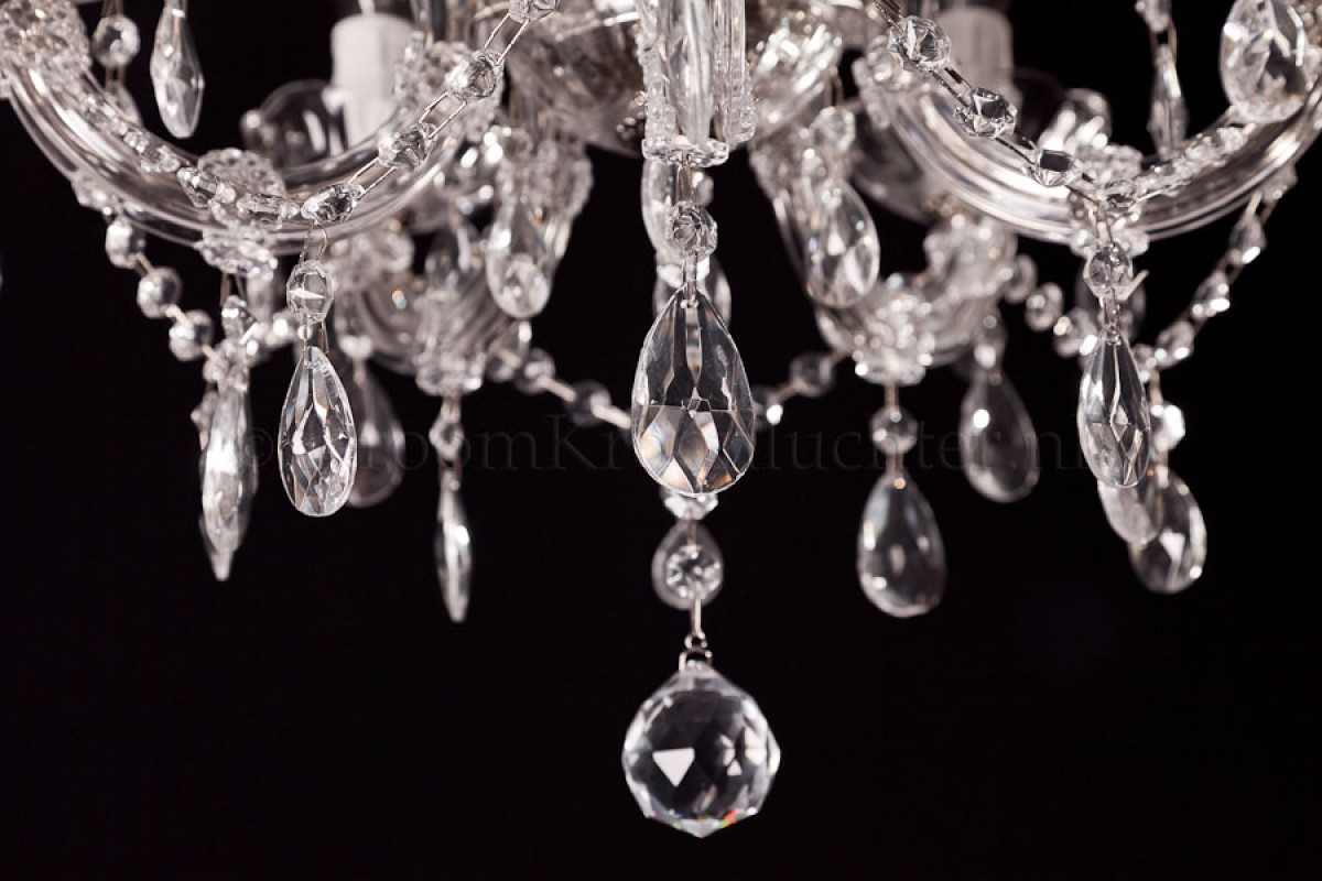 Kronleuchter Maria Theresa 5 flammig C-arm (chrom) Kronleuchter Maria Theresa 5 flammig C-arm (chrom)