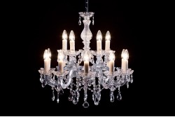 Kronleuchter Maria Theresa 10+5 flammig (chrom) Kronleuchter Maria Theresa 10+5 flammig (chrom)