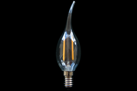 LED Kerzenlampe E14 klar tip 1.8 Watt 2500K (dimmbar)