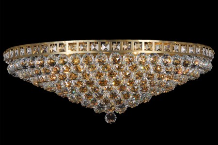 Deckeneleuchte Amanda 12 flammig Gold Kristall Deckeneleuchte Amanda 12 flammig Gold Kristall