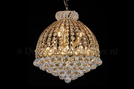 Kronleuchter Johanne 12 flammig Kristall gold multi-Farbe - Ø48cm
